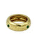 Bague 53 Poiray - Bague Jonc Or Jaune émeraudes 58 Facettes