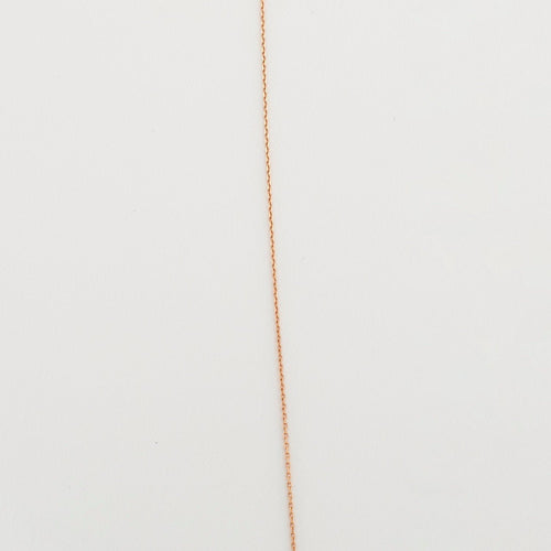 Collier Collier or rose La Brune et La Blonde rubis 58 Facettes 43155