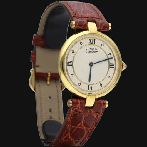 Montre Cartier Montre Must De Cartier Vermeil 58 Facettes MT44362