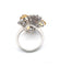 Bague 57 Superbe bague en or blanc avec quartz citrine naturel et diamants 58 Facettes