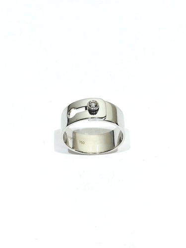 Bague 52 Dinh Van - Bague "Serrure" en or blanc 58 Facettes