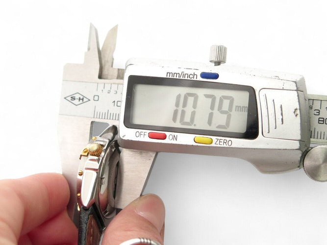 vintage montre BREITLING wings lady b67050 acier et or 30 mm +boite quartz 58 Facettes 269960