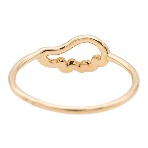 Bague 53 Bague Aile d'ange Or rose Diamant 58 Facettes 579297RV