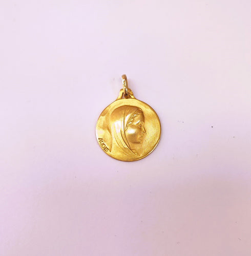 Pendentif AUGIS - Médaille Vierge 58 Facettes Med.Vierg-873