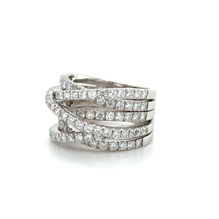 Bague 56 LEO PIZZO - Bague or blanc et diamants 58 Facettes 1.0000257/4