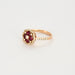 Bague 54 Bague Fleur Or Rose Diamants Rubis 58 Facettes GU142