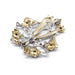 Broche Broche or jaune platine saphirs diamants 58 Facettes 190017R