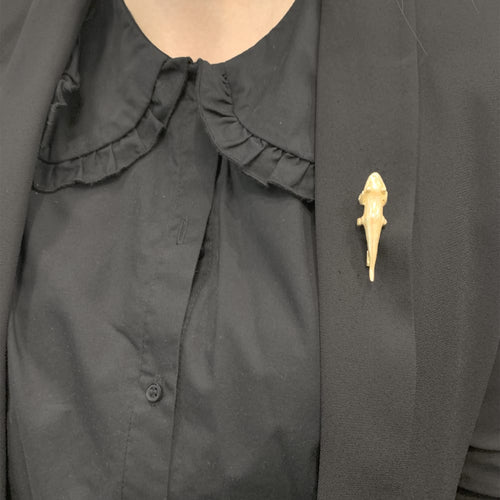 Broche Broche, «Lézard », or jaune. 58 Facettes 34922