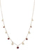 Collier Collier moderne or jaune grenats 58 Facettes 091831