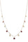 Collier Collier moderne or jaune grenats 58 Facettes 091831