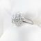 Bague Bague en or blanc avec un diamant central de 0,58 ct et des diamants d'accompagnement 58 Facettes 17694