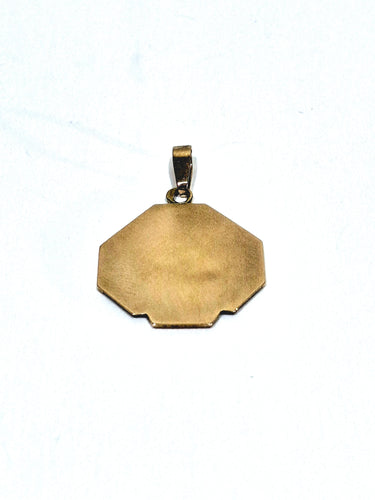 Pendentif Médaille Saint Christophe en or rose 58 Facettes