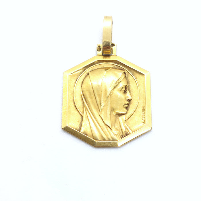 Medaille „Heilige Jungfrau“, Gold