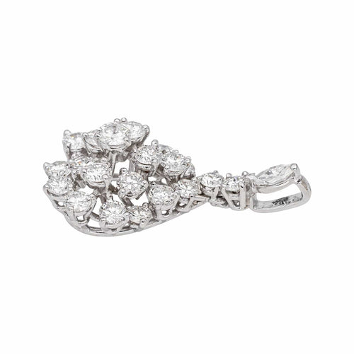 Pendentif Pendentif Or blanc Diamant 58 Facettes 4776442CN
