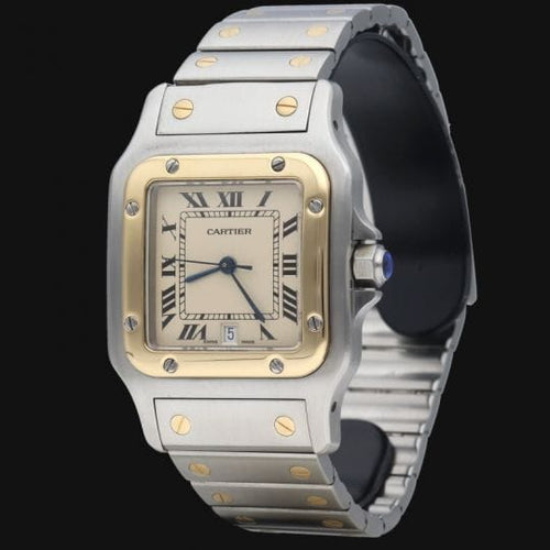 Montre Cartier Montre Santos De Cartier Galbee 58 Facettes MT44401