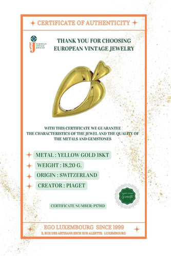 Pendentif PIAGET - Pendentif Coeur En Or Jaune 58 Facettes