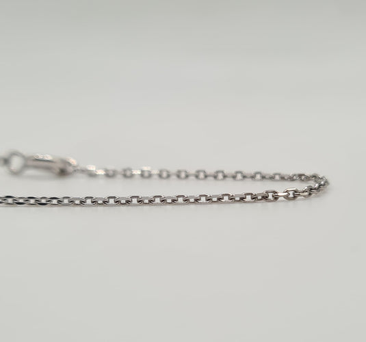 Bracelet Bracelet or blanc serti d'un cercle de diamants 58 Facettes