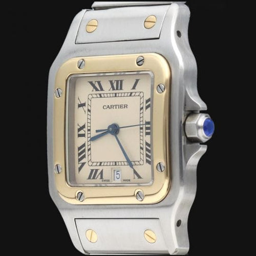 Montre Cartier Montre Santos De Cartier Galbee 58 Facettes MT44401