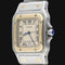 Montre Cartier Montre Santos De Cartier Galbee 58 Facettes MT44401