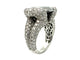 Bague 52 CHOPARD. Bague "Joaillerie" en or blanc 18K, diamants et chrome 58 Facettes