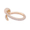 Bague 55 Bague Cartier, "Juste Un Clou", or rose, diamants. 58 Facettes 33751