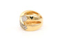 Bague 51 Bague contemporaine or jaune, diamants 58 Facettes 22456