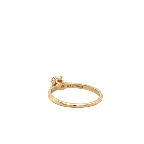 Bague 55 Cartier - Bague Solitaire 1895 - Or jaune et Diamant 58 Facettes 1.0000274/1