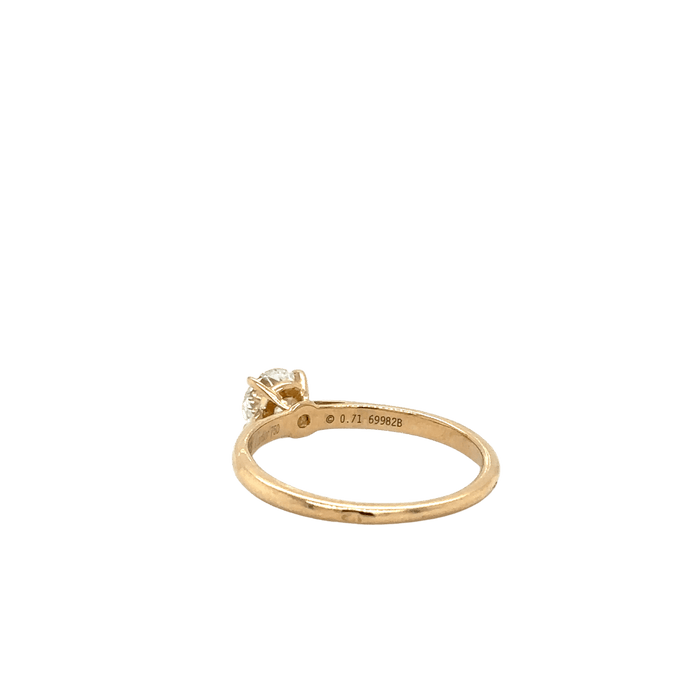 Bague 55 Cartier - Bague Solitaire 1895 - Or jaune et Diamant 58 Facettes 1.0000274/1