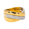 Bague 55 Bague  Bandeau  Or jaune Diamant 58 Facettes 3655469CN