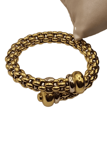 Bracelet Fope - Bracelet en or jaune et or blanc 18k 58 Facettes