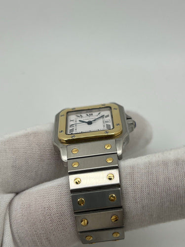 Montre Cartier Santos Carree Automatic 2961 58 Facettes