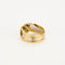 Bague Bague or jaune et blanc diamants 58 Facettes LP983/13