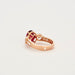 Bague Bague or rose avec tourmaline rubellite diamants 58 Facettes