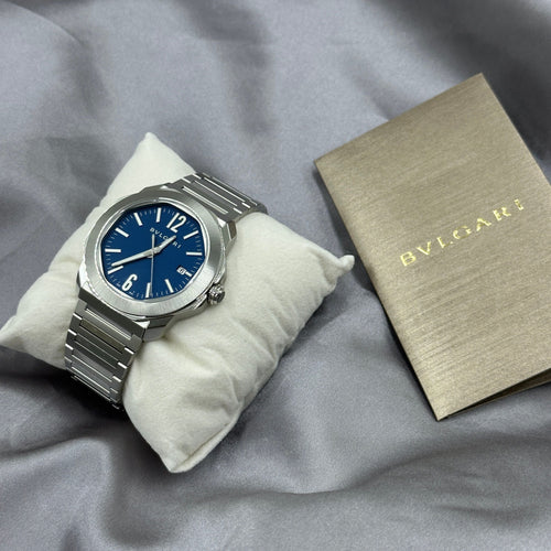 Montre BULGARI - Montre Octo Roma 103739 BLEU 58 Facettes