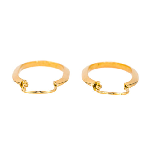 Boucles d'oreilles Boucles d'oreilles Créoles Or jaune 58 Facettes 4137668CN