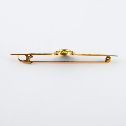 Broche Broche-Barrette  Or Napoléon III 58 Facettes