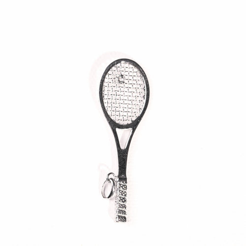 Pendentif Pendentif raquette de tennis diamant or blanc 58 Facettes