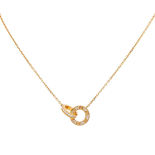 Collier Cartier Collier Love Or rose Diamant 58 Facettes 4944058RV