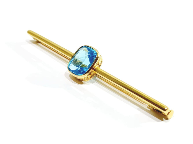 Broche Broche en or et pierre synthétique 58 Facettes