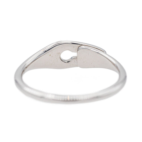 Bague 51 Dinh Van Bague Serrure Or blanc Diamant 58 Facettes 3389108CN