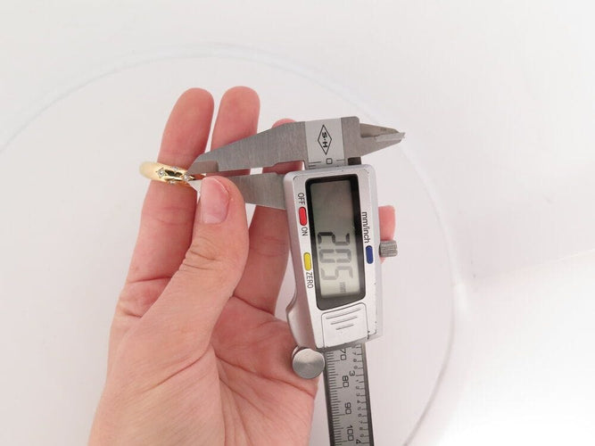 Bague 53 bague CHAUMET jonc etoile gm 52 4 diamants 0.12ct or jaune 18k 7.3gr 58 Facettes 265231