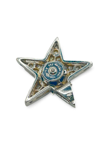 Broche Boucles d'oreilles en or blanc et diamants 58 Facettes