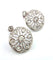 Boucles d'oreilles Boucles d'oreilles en platine avec diamants 58 Facettes