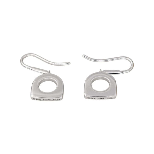 Boucles d'oreilles Fred Boucles d'oreilles Dormeuses Success Or blanc Diamant 58 Facettes 4600461RV