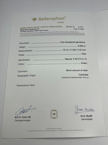 Bague 54 Bague or jaune emeraude de Colombie 6,55 ct et diamants 0,70 ct 58 Facettes 828