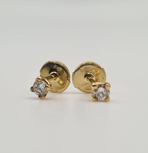 Boucles d'oreilles Boucles d’oreilles Alpa or jaune et diamants 58 Facettes