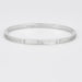 Bracelet Cartier - Bracelet Love Or Blanc Diamants 58 Facettes