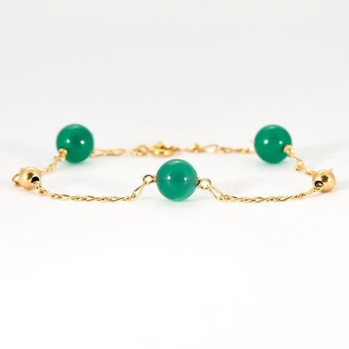 Bracelet Bracelet Chrysoprase 58 Facettes LP1025