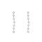 Boucles d'oreilles Pendants d'oreilles or gris et diamants 58 Facettes CAS00502