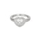 Bague 60.5 CHOPARD - Happy Diamonds - Bague en Or blanc et Diamant 58 Facettes 250276